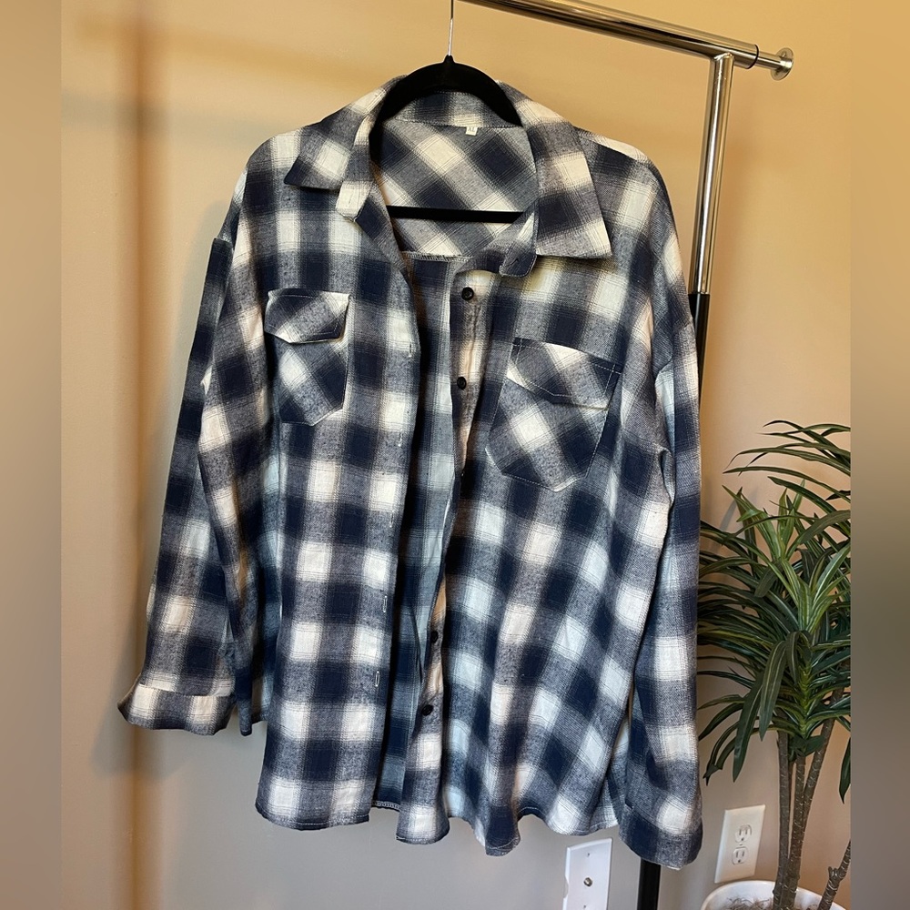 XL Button Up Flannel Shirt